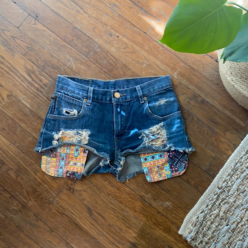 Patchwork 511 Levi Shorts